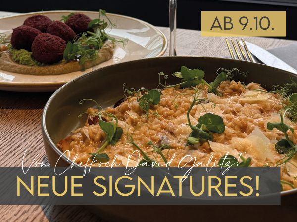 Neues "Signatures" zum Schlemmen...